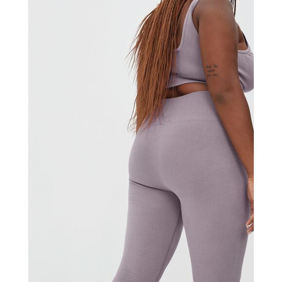 Everlane Organic Cotton Seamless Legging in Dusty Lavender Purple M/L NWT - Picture 5 of 5